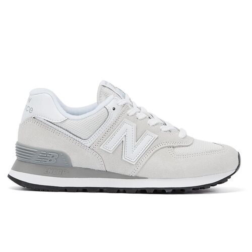 New Balance 574 Baskets Mode Gris Blanc
