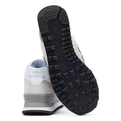 New Balance 574 Baskets Mode Gris Blanc