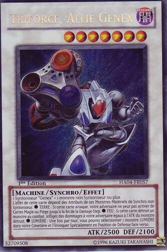 Yu-Gi-Oh ! Triforce, Allié Genex Ha04-Fr057 Secrète Rare 1ère Ed