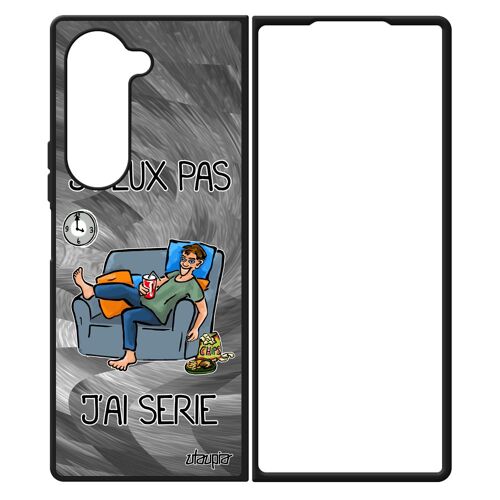 Coque Galaxy Z Fold 6 Silicone J'peux Pas J'ai Série Texte Je Manga Bande Dessinée Humour Dessin Animé Etui Humoristique De Samsung