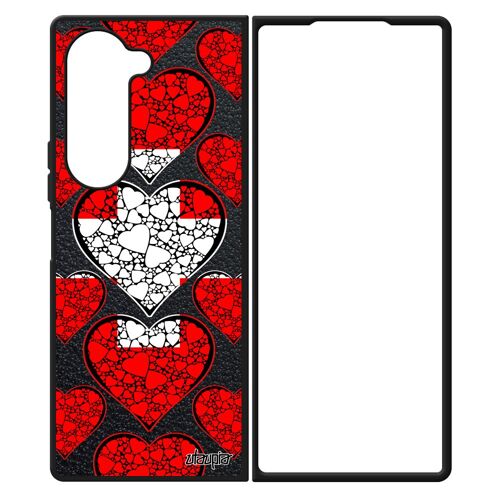 Coque Samsung Z Fold 6 En Silicone Drapeau Suisse Coupe Du Monde Antichoc Coeur Basket I Love Design Jeux Olympiques Jo Foot Galaxy