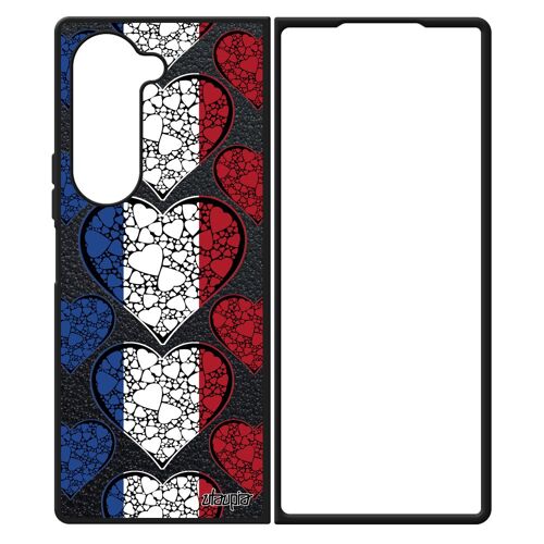 Coque Pour Samsung Z Fold 6 Silicone Drapeau Pays Bas Hollande Hollandais Jo I Love Case Euro Coupe Du Monde Jeux Olympiques Galaxy