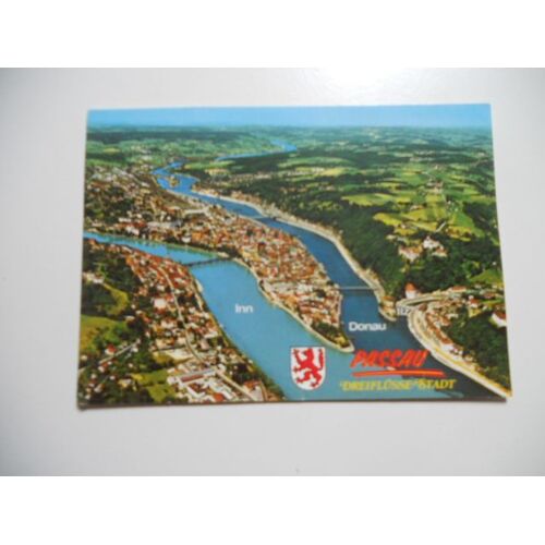 Allemagne Baviere Passau - Dreiflüssestadt. Zusammenfluß Von Donau, Inn Und Ilz, De 1999 Edit Fiedler Tbe