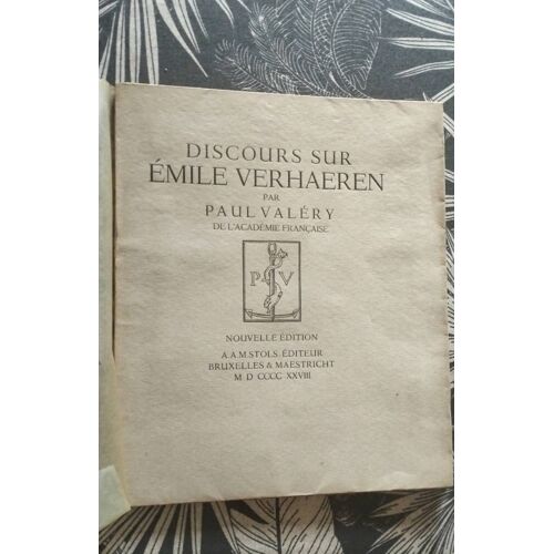 Discours Sur Émile Verhaeren Par Paul Valéry