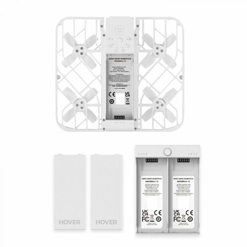 Hoverair X1 Combo 4 Rotors Quadcoptère 2704 X 1520 Pixels 1050 Mah Bl