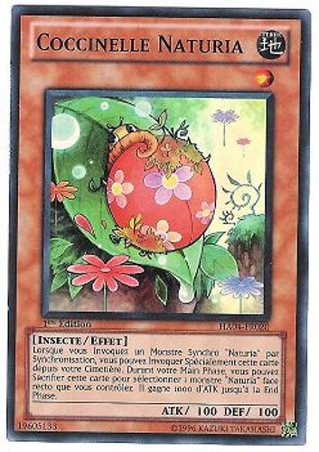 Yu-Gi-Oh ! Coccinelle Naturia Ha04-Fr020 Super Rare 1ère Ed