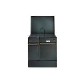 Godin - Cuisinière à bois 10kw noir 240162NOIRPOLI