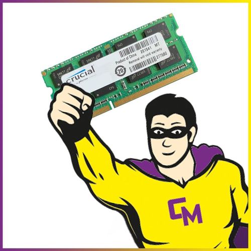 4Go RAM Crucial CT4G3S1067M.M16FKD SODIMM DDR3L PC3-8500 1066Mhz 1.35V CL7