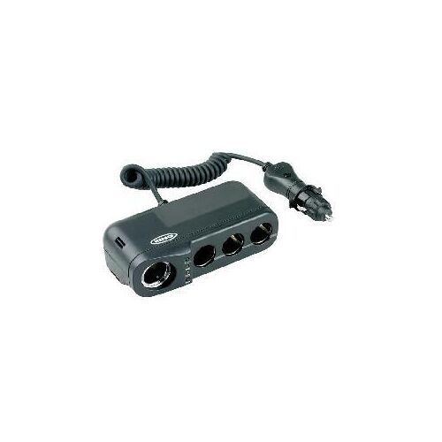 Quadruple Prise Allume-Cigare Avec Cable 30cm