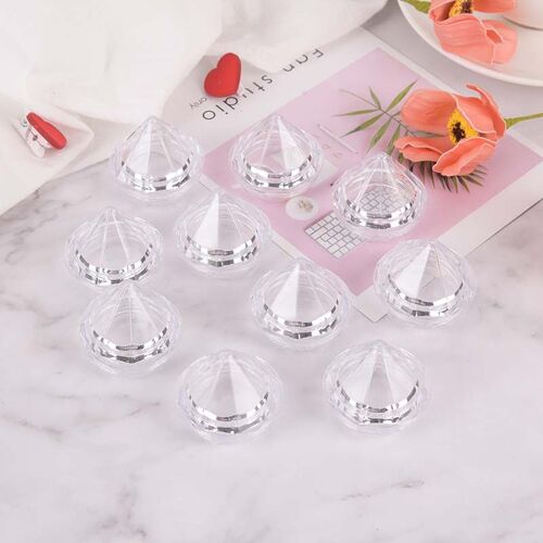 Mini Pot Vide Pour Cosmétiques, 10 Pièces, 5g, Rechargeable, Pour Crème Diamant, Fard À Paupières, Maquillage Pour Le Visage 