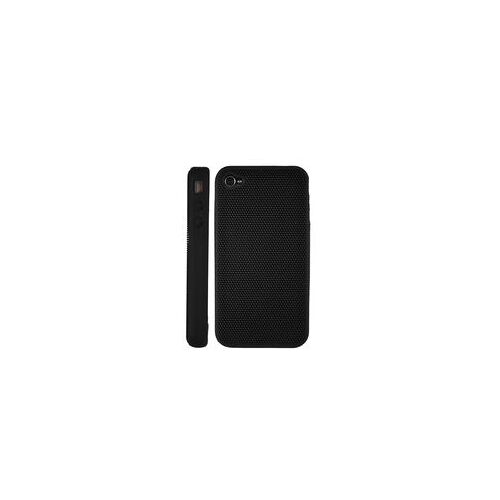 Housse Iphone 4 Silicone Noire Antidérapante