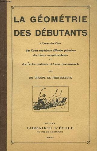 La Geometrie Des Debutants.