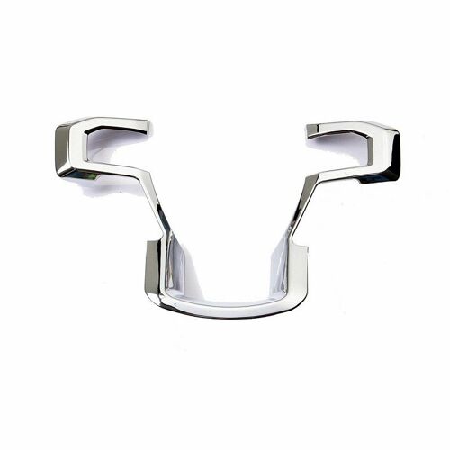 Couvercle De Garniture De Volant Chromé, Couvercle De Moulage Pour Ford F150 15-20, Accessoires De Panneau Intérieur De Volant Argenté