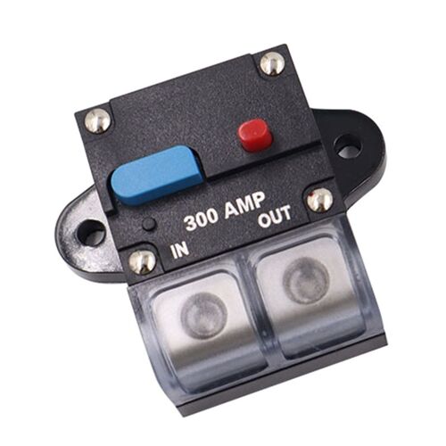 Disjoncteur 50-300a Avec Réinitialisation Manuelle, Moteur À La Traîne, Terminal Stéréo De Voiture, Onduleur À Fusible En Ligne 12v-48v Cc