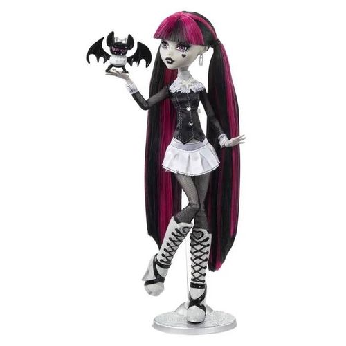 Poupée Draculaura - Monster High - Noir et Blanc - Poster Inclus - Thème Film