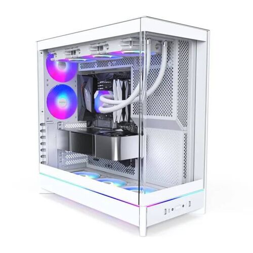 Boîtier PC ATX - MONTECH - HS02 Pro - Verre trempé incurvé - Design réversible - Ventilation verticale