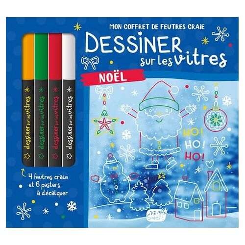 Noël - Avec 4 Feutres Craie Et 6 Posters À Décalquer