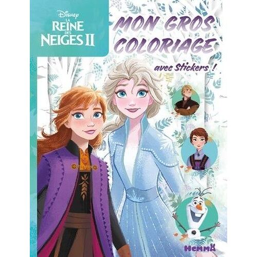 Mon Gros Coloriage La Reine Des Neiges Ii - Avec Des Stickers