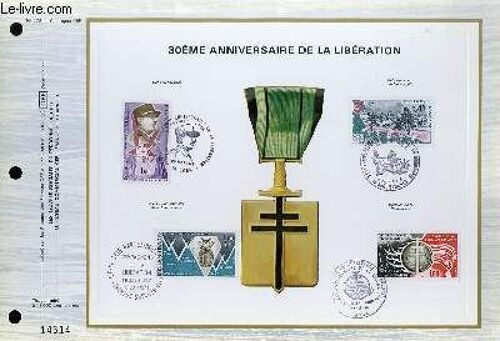 Feuillet Artistique Philatelique N° 275 - 30° Anniversaire De La Liberation
