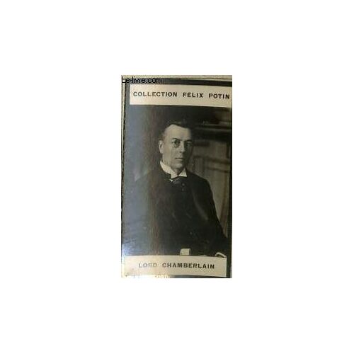 Photo Ancienne Lord Chamberlain Homme Politique Anglais
