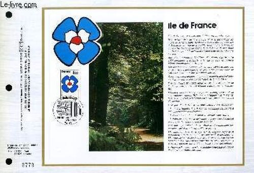 Feuillet Artistique Philatelique N° 445 - Ile De France