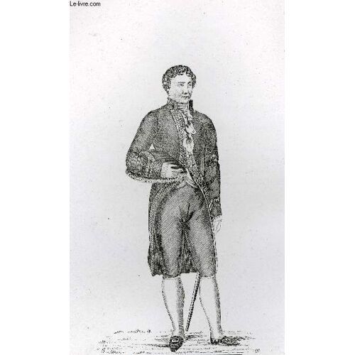 Gravure 19eme Noir Et Blanc - Costume De Maire De Ville