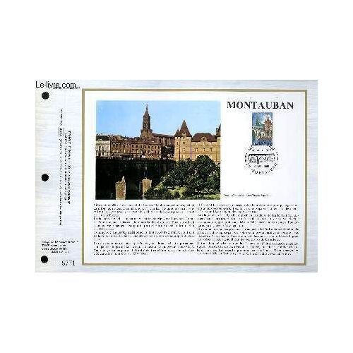 Feuillet Artistique Philatelique N° 536 - Montauban