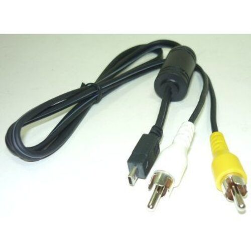 Fujifilm AV-C1 - Câble vidéo/audio - RCA mâle pour connecteur pour appareil photo numérique mâle - pour FinePix AX600, AX650, AX660, JV500, JX660, JX680, T410, T500, T550, XP170; X Series XF1
