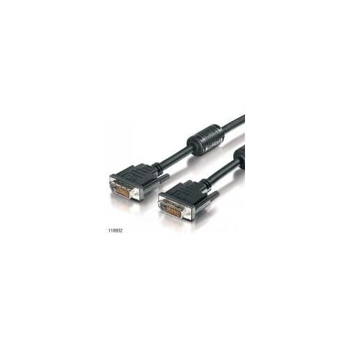 DVI-Kabel Equip Digital DualLink 24+1 St/St  1.80m schwarz