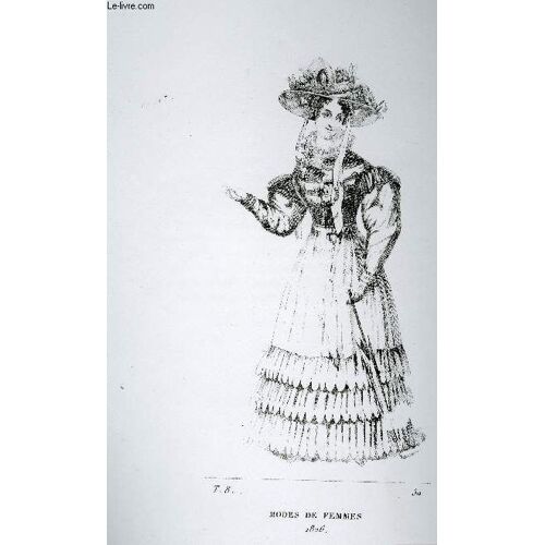 Gravure 19eme Noir Et Blanc - Modes De Femmes