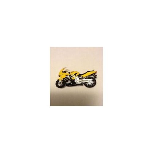Miniature Moto Honda Cbr 600 F4 Jaune - Maisto - 1/18 - 12x6,5 Cm