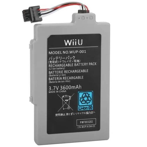 3.7V 3600mAh ARR-002 Batterie Rechargeable pour Nintendo Wii U Gamepad Batterie De Remplacement [C905F9D]