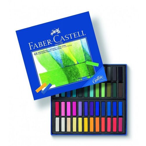Boîte De 48 Demi-Pastels Tendres Créative Studio Faber-Castell