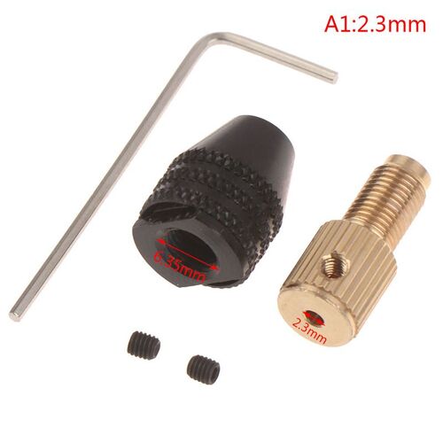 Mandrin à moteur électrique 2.3mm/3.17mm/ 5mm, Mini perceuse, fixation de mandrin, mèche de 0.5 à 3.2 Mm, Micro perceuse, mandrin hexagonal, adaptateur de mandrin