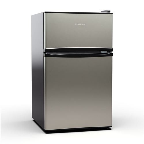 Klarstein Big Daddy Cool Combin Réfrigrateur-conglateur 61/25 litres 2 niveaux acier inoxydable