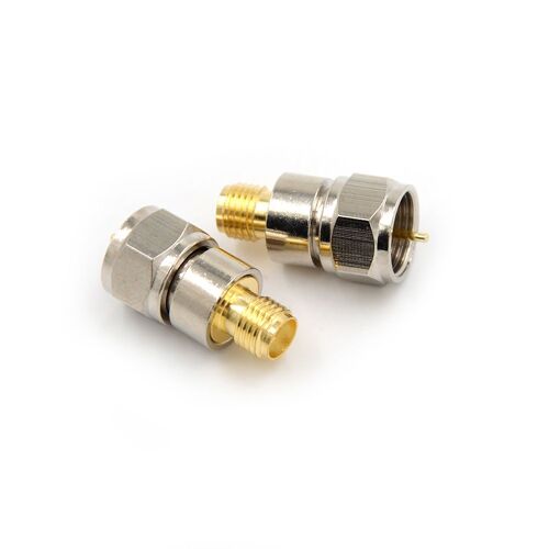 Adaptateur de Type F mâle vers SMA femelle, 1 à 3 pièces, connecteur d'adaptateur Coaxial RF droit 50 Ohm