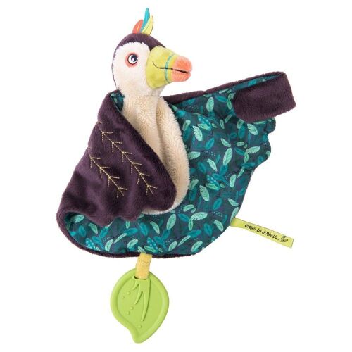 Doudou Oiseau Toucan Pakou Attache Tétine Peluche Jouet Bébé Moulin Roty Dans La Jungle Soft Toy Baby Comforter