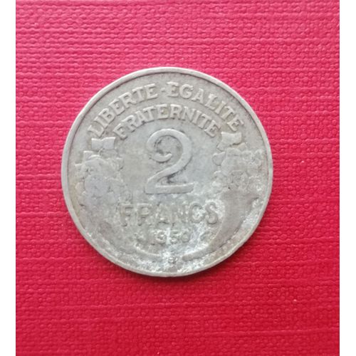 Pièce De 2 Francs 1950 Morlon Atelier B