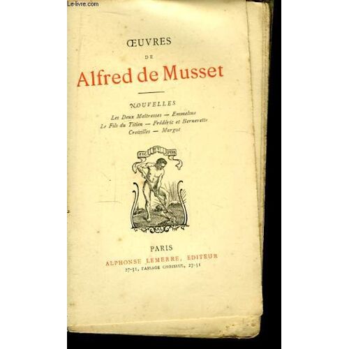 Oeuvres De Alfred De Musset. Nouvelles