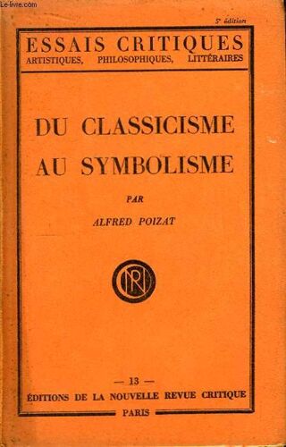 Du Classicisme Au Symbolisme