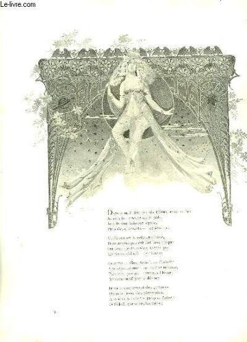 La Chanson De La Lune. Feuillets Extraits D'un Ouvrage Relié La Chanson Des Choses