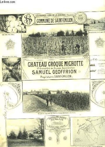 Les Vins De La Gironde Illustrés. Château Croque Michotte
