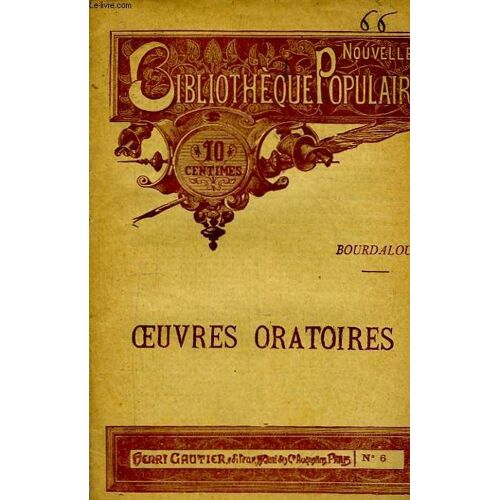 Oeuvres Oratoires