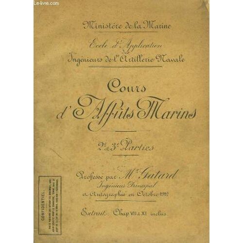 Cours D'affûts Marins. 2è Et 3ème Parties