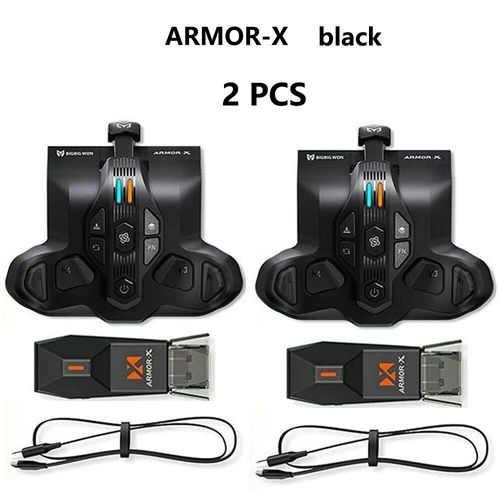 Bigbig Won Armor-X Pro Bouton Arrière Sans Fil Adaptateur De Palette Arrière Pour Contrôleur De Jeu Xbox Series X/S Switch Pc Manette De Jeu - Type 2 Pcs Armor-X Black