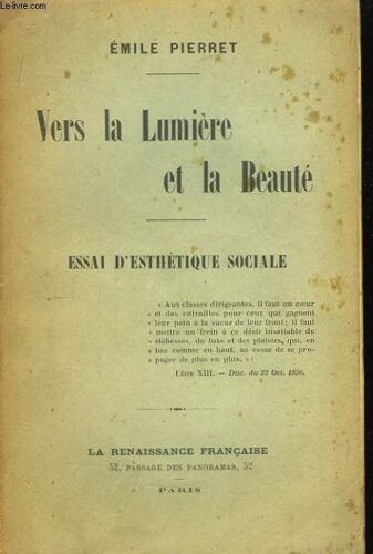Vers La Lumière Et La Beauté