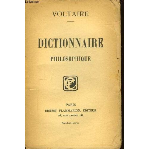 Dictionnaire Philosophique