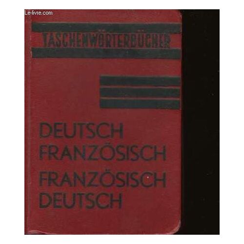 De Poche Allemand-Français Et Français-Allemand