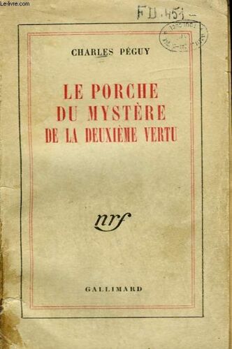 Le Porche Du Mystere De La Deuxieme Vertu
