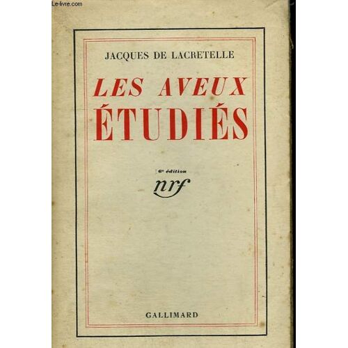 Les Aveux Etudies